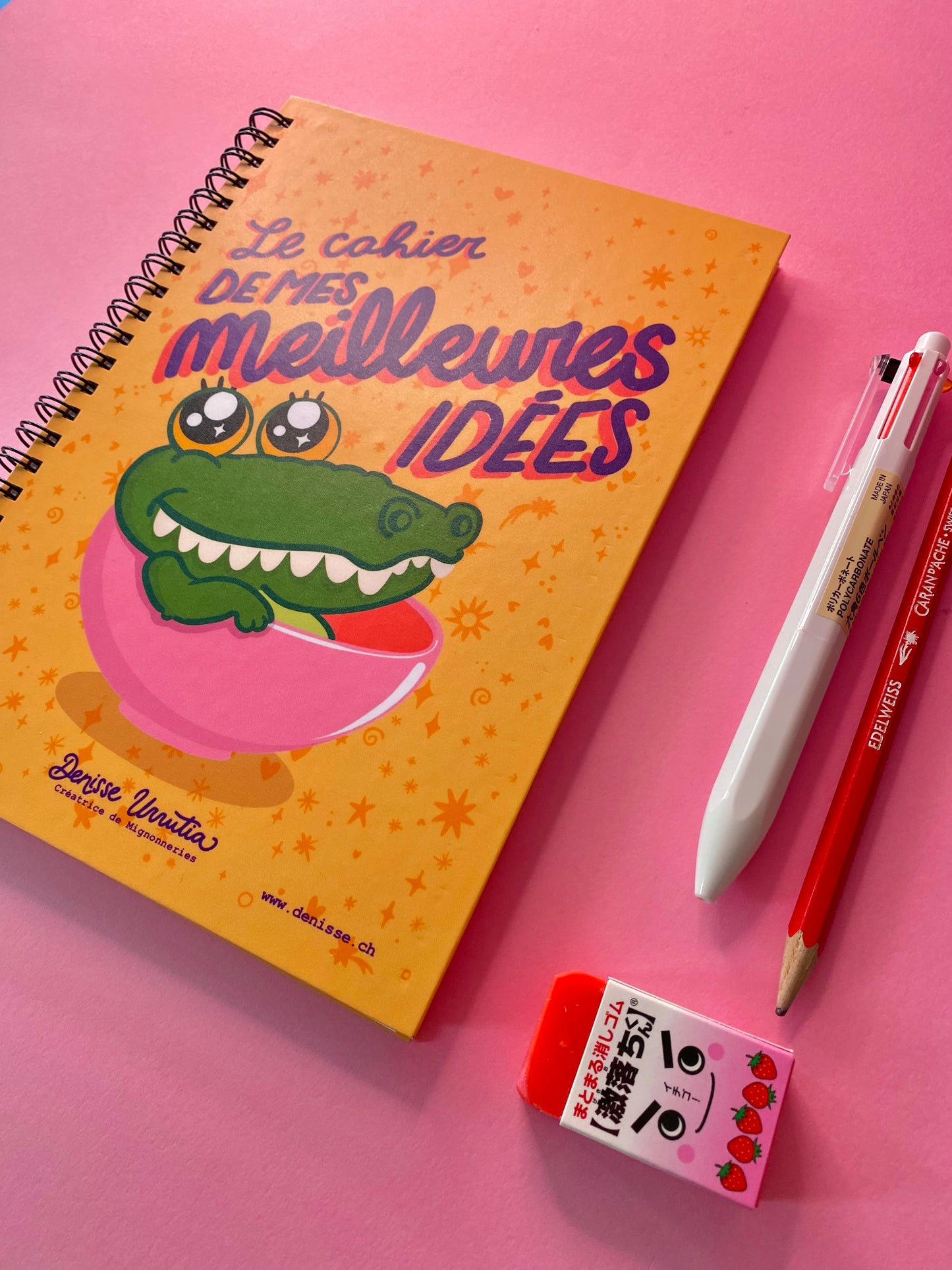 Cahier de notes A5 Croco