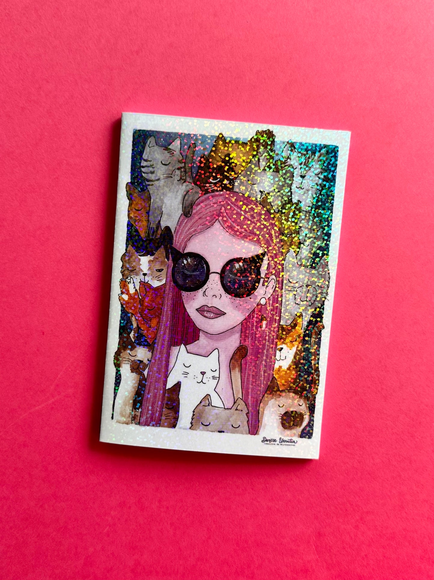 Carnets Pailleté A6 en 4 designs differents