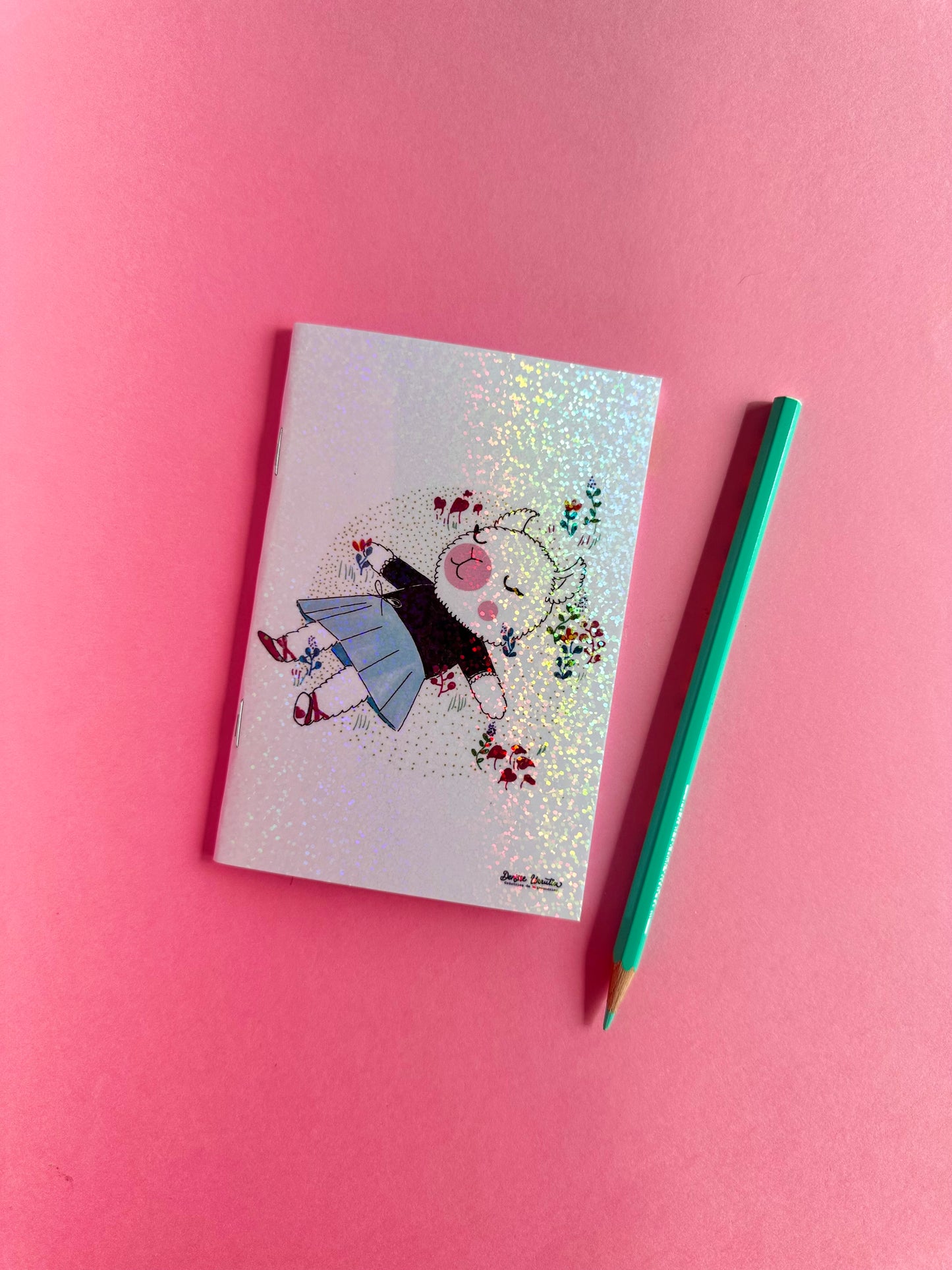Carnets Pailleté A6 en 4 designs differents