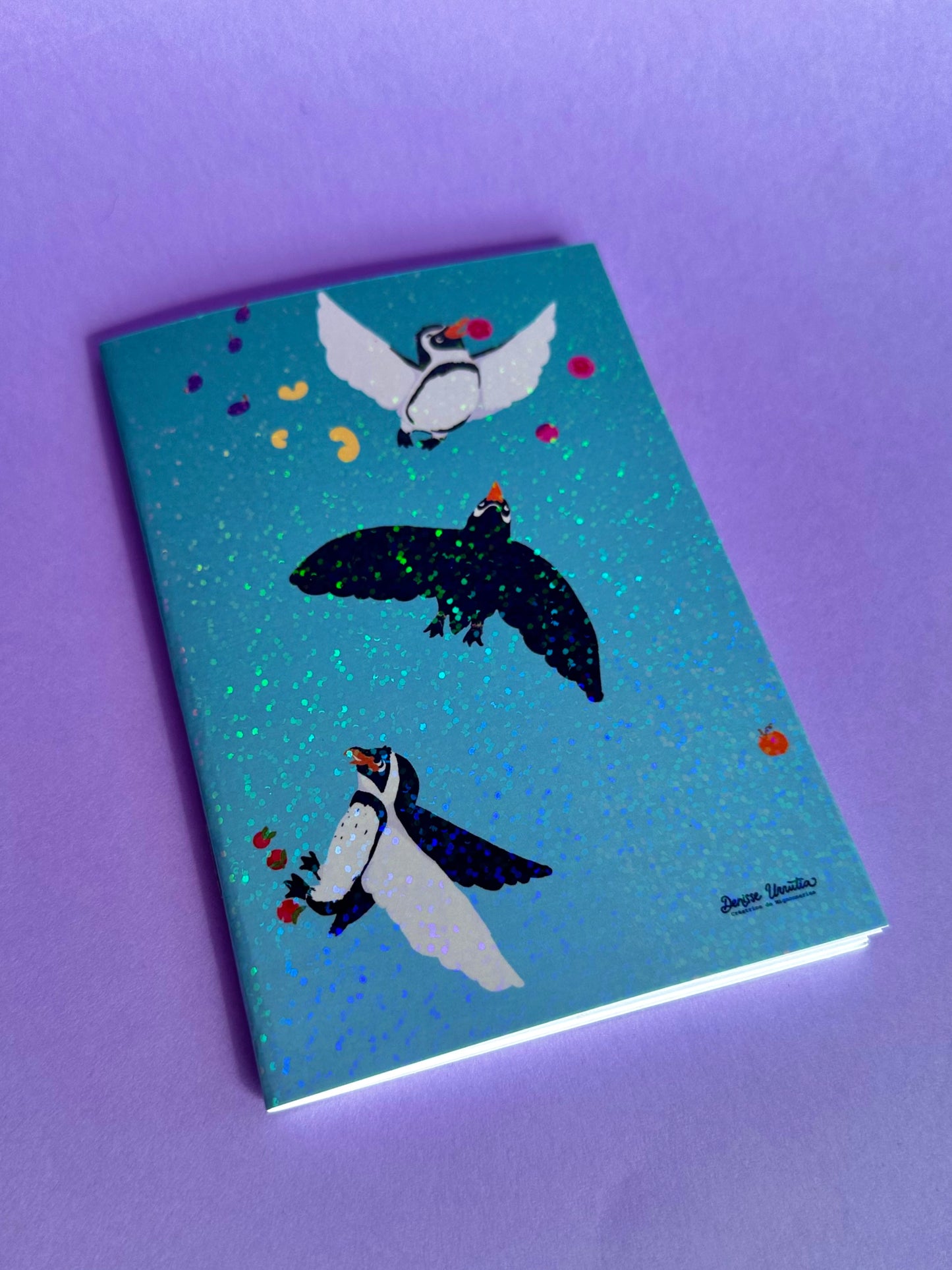 Carnets Pailleté A6 en 4 designs differents