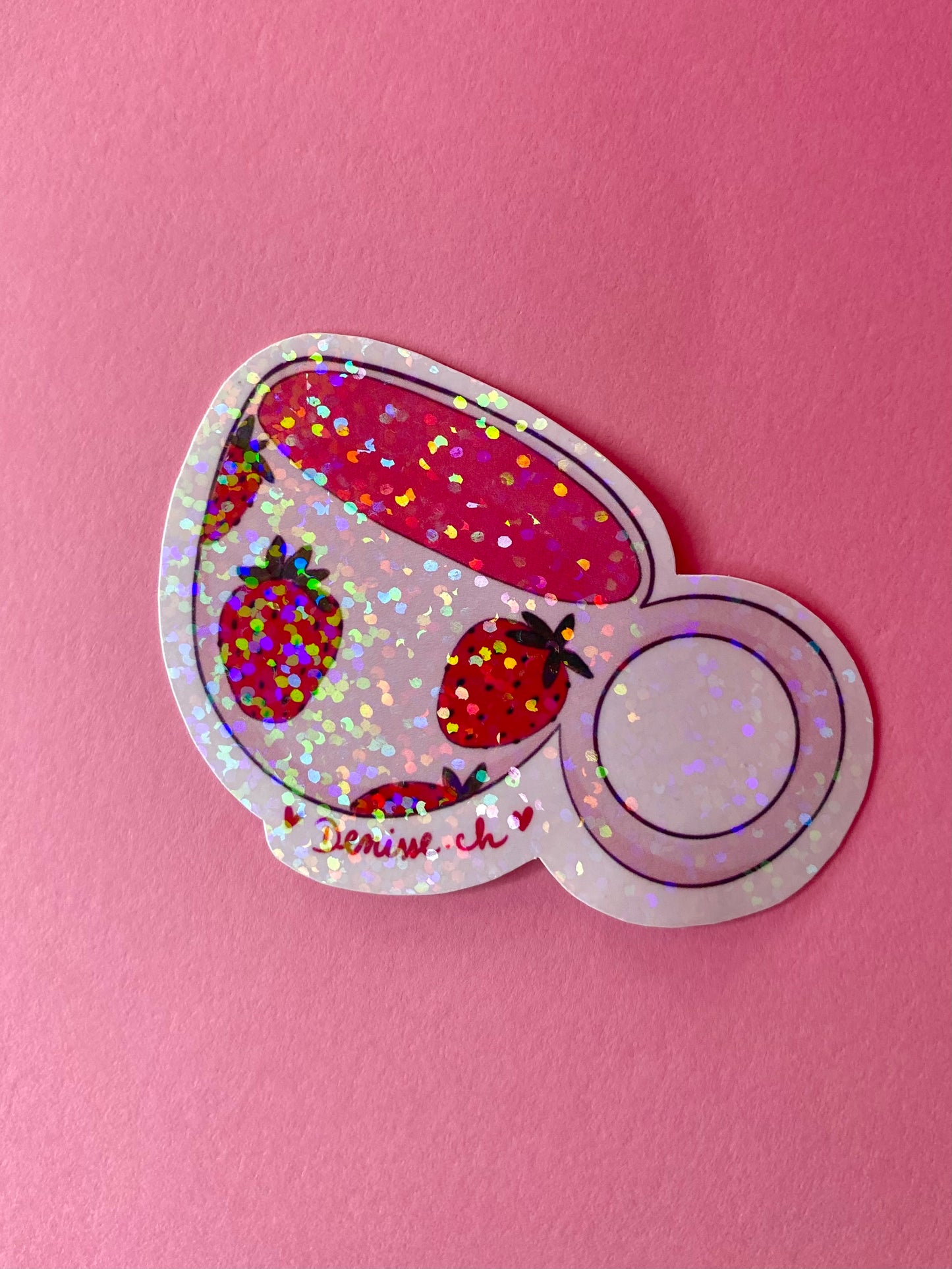 Sticker Tasse Fraises Sticker